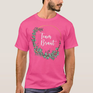Bruidsteam I Bloemenkrans Trouw Boho Stijl Euca T-shirt