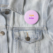 Bruidsteam knop ronde button 5,7 cm (In situ)