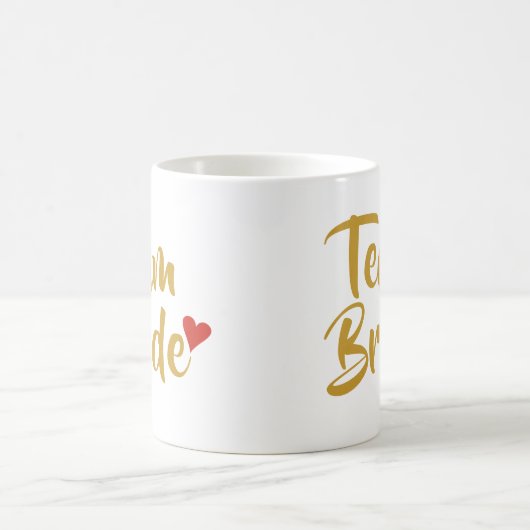 Bruidsteam Rode Hart Koffiemok (Center)