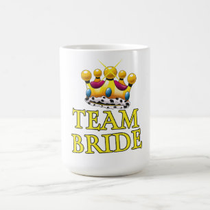 Bruidsteam trouwkroon magische mok
