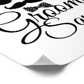 Bruidsteam van de bruidegom poster (Hoek)