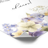 Bruidsthee Mimosa Bar Vrijgezellenfeest Poster (Hoek)