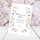 Bruidsthee Mimosa teken Reclamebord Met Voetstuk