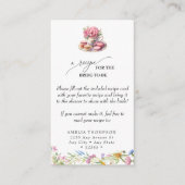 bruidsthee | Receptenaanvraagbijlage Kaart (Voorkant)