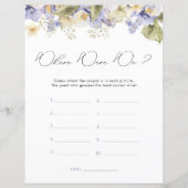 Bruidsthee waar waren we Vrijgezellenfeest spel (Voorkant)