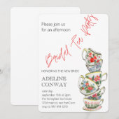 Bruidstheeceremonie Kaart (Voorkant / Achterkant)