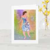 Bruidstijd LeeMarie's creatieve Ontwerp Kaart (Gele Bloem)