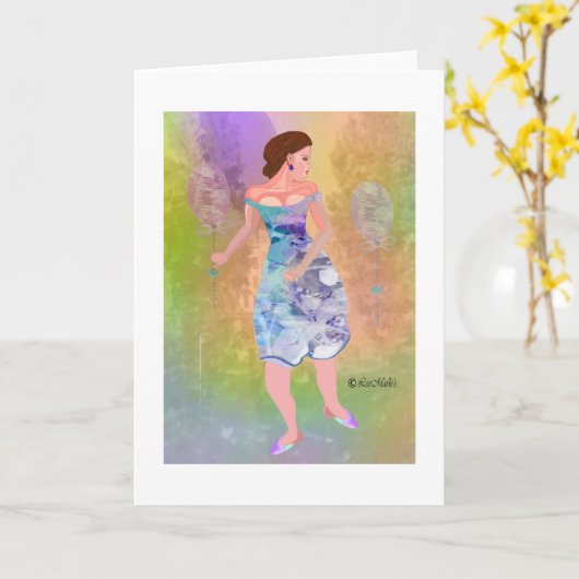 Bruidstijd LeeMarie's creatieve Ontwerp Kaart (Gele Bloem)