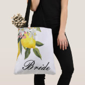 BRUIDSTOTEBAG MET CITROENEN TOTE BAG (Dichtbij)