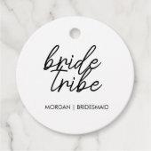 bruidstribe | Bachelorette Bruidsmeisje Modern Bedankjes Labels