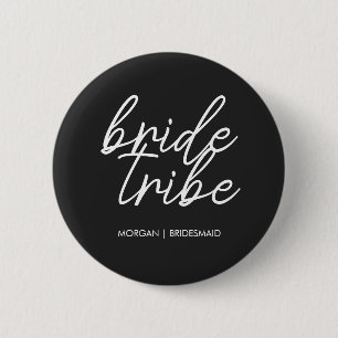 bruidstribe   Bachelorette Bruidsmeisje Modern Ronde Button 5,7 Cm
