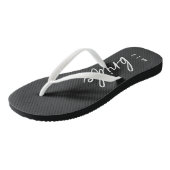 bruidstribe | Bachelorette Bruidsmeisje Monogram Teenslippers (Schuin)