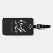 bruidstribe | Bestemming Bruiloft Bloemenmeisje Bagagelabel (Voorkant horizontaal)