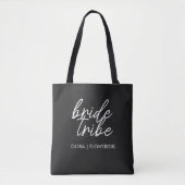 bruidstribe | Bestemming Bruiloft Bloemenmeisje Tote Bag (Voorkant)