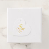 bruidstribe | Bruiloft Bloemenmeisje Modern Bedankjes Labels (Met doos)