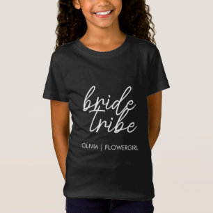 bruidstribe   Modern Bloemenmeisje T-shirt