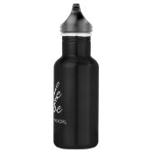 bruidstribe | Modern Bloemenmeisje Waterfles (Rechts)