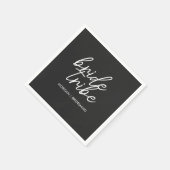 bruidstribe | Moderne bruidsmeisje Bachelorette Servet (Hoek)