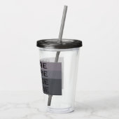 BRUIDSTUMBLER ACRYL DRINKBEKER (Achterkant)