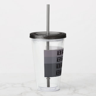 BRUIDSTUMBLER ACRYL DRINKBEKER