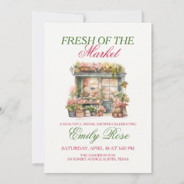 Bruidsuitnodiging 'Fresh Off the Market' Kaart