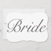 Bruidsuitnodiging Kaart (Voorkant)