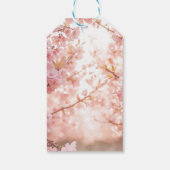 Bruidsuitnodiging 'Kersenbloesem Delight' Cadeaulabel (Achterkant)