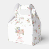 Bruidsuitnodiging Love in Bloom Bloementuin Bedankdoosjes (Achterkant)