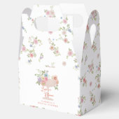 Bruidsuitnodiging Love in Bloom Bloementuin Bedankdoosjes (Geopend)