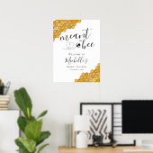 Bruidsuitnodiging 'Meant to Bee' Welkom Bord Poster (Thuiskantoor)