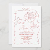 Bruidsuitnodiging 'Net van de Markt' Kaart (Voorkant)