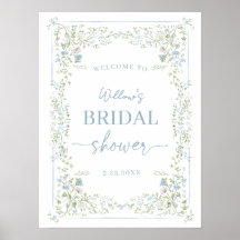 Bruidsuitnodiging Poster met Oude Hydrangea
