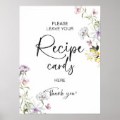 Bruidsuitnodiging Receptkaart Sign Poster (Voorkant)