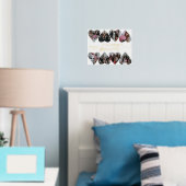 Bruidsuitnodigingsscript, lief huwelijksaandenken  folie afdrukken (Insitu (Slaapkamer))