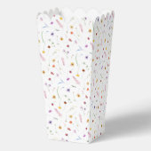 Bruidsverjaardag Wildflower Popcorn Bedankdoosjes (Achterkant)