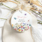 Bruidsvlinder Tuin Bruiloft Feest Bedankjes Labels