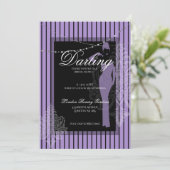 Bruidsvlindertijd brunch met de bruid kaart (Staand voorkant)