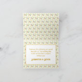 Bruidsvluchten Huwelijk Bedankkaart (Binnen)