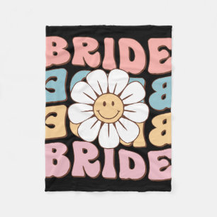 Bruidsvrouwen Shirts Bruid Bruiloft Bachelorette F Fleece Deken
