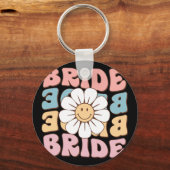 Bruidsvrouwen Shirts Bruid Bruiloft Bachelorette F Sleutelhanger (Voorkant)