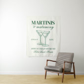 Bruidsweekend: Martinis & Huwelijk Wandkleed (In situ)