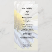 Bruidswinkel Daisy Schaduw en Licht Programmakaart (Voorkant / Achterkant)