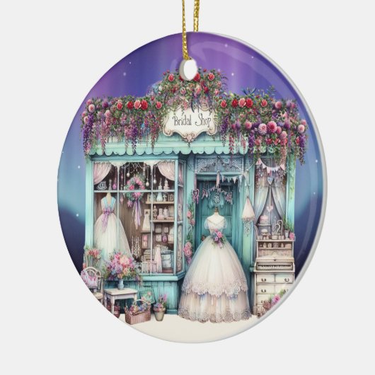 Bruidswinkel Keramisch Ornament (Links)