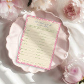 Bruidswoord Scramble Vrijgezellenfeest spel Kaart