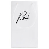 Bruidszakje voor huwelijkscadeau – Trouwfeestcadea Klein Cadeauzakje (Achterkant)