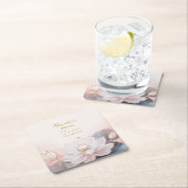 Bruikbaar Bruidsjurk Roze Lotus Nr 9 Kartonnen Onderzetters (Insitu)