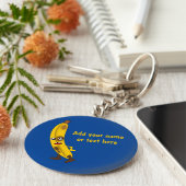 Bruikte Banana slechte houding van fruit - jouw te Sleutelhanger (Zijkant)