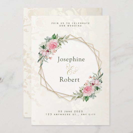 Bruiloft (Voorkant / Achterkant)