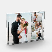 Bruiloft 4 fotocollage zigzag fotostrip fotoblokken (Links)