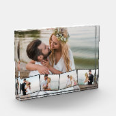 Bruiloft 5 fotocollage zigzag fotostrip fotoblokken (Links)